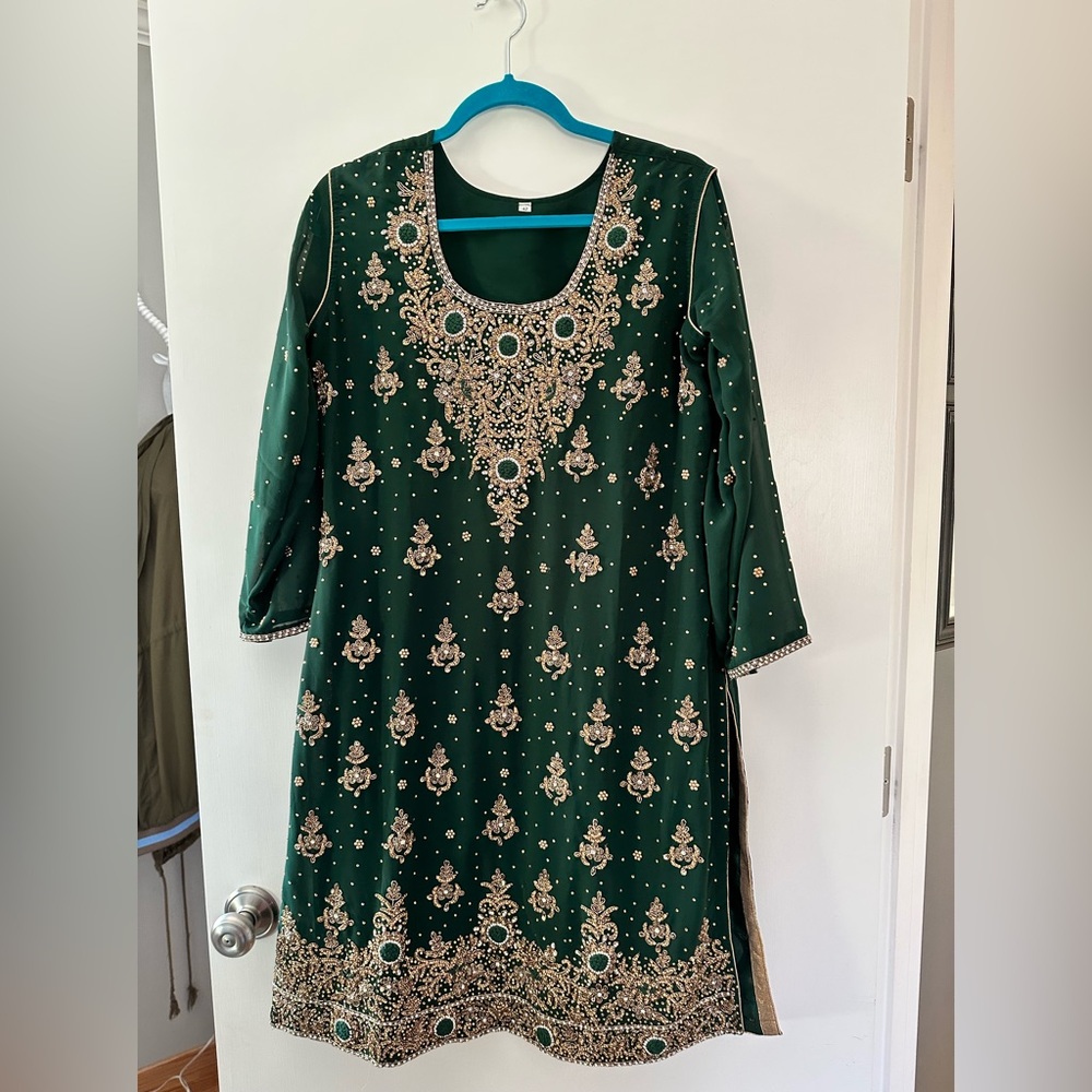 Beaded Indian 3 piece Kurta